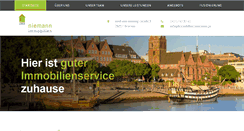 Desktop Screenshot of immobilien-niemann.de
