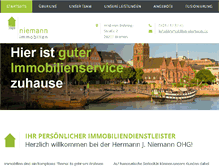 Tablet Screenshot of immobilien-niemann.de